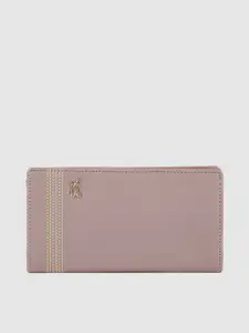 Baggit Women Mauve Solid Two Fold Wallet