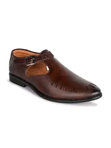 ALBERTO MORENO Men Brown Comfort Causal Sandals