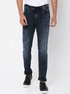 Mufti Men Blue Slim Fit Heavy Fade Jeans
