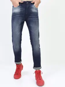 HIGHLANDER Men Blue Skinny Fit Light Fade Stretchable Jeans