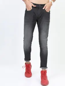 HIGHLANDER Men Black Skinny Fit Light Fade Stretchable Jeans