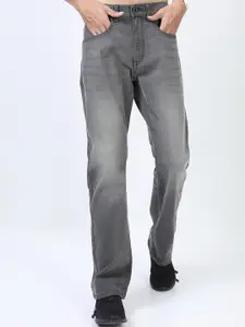 HIGHLANDER Men Grey Bootcut Light Fade Stretchable Jeans