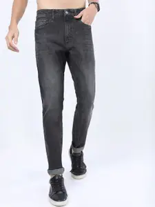 HIGHLANDER Men Grey Tapered Fit Clean look Stretchable Jeans