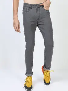 HIGHLANDER Men Grey Skinny Fit Clean look Stretchable Jeans