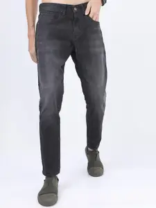 KETCH Men Grey Tapered Fit Light Fade Stretchable Jeans