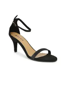 SOLES Black Stiletto Heels