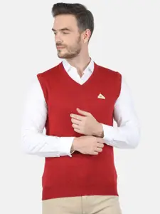 Monte Carlo Men Red Sweater Vest