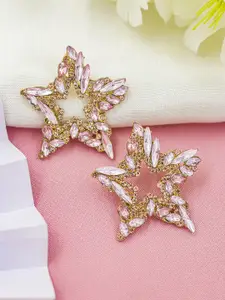 Bellofox Pink Star Shaped Studs Earrings
