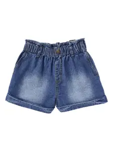 Cub McPaws Girls Blue Washed Denim Shorts