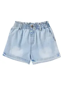 Cub McPaws Girls Blue Washed Denim Shorts