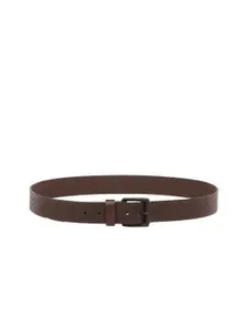 SPYKAR Men Brown Textured Leather Belt