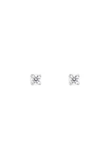 GIVA GIVA Silver-Toned Contemporary 925 Sterling Silver Studs Earrings