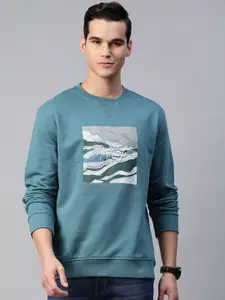Marks & Spencer Men Cotton Printed Sweatshirt