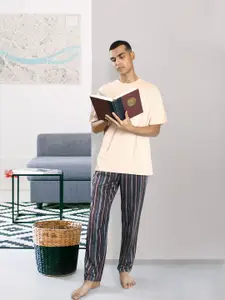 Marks & Spencer Men Striped Lounge Pants
