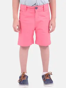 One Friday Boys Pink Solid Shorts