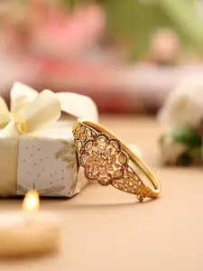 Voylla Women Embellished Gold Plated Bangle