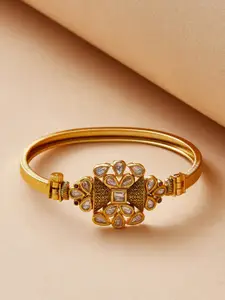 Voylla Voylla Women Kundan Adorned  Gold Bracelet