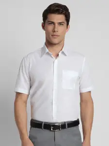 Peter England Men White Formal Shirt