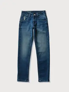 Gini and Jony Boys Navy Blue Heavy Fade Jeans