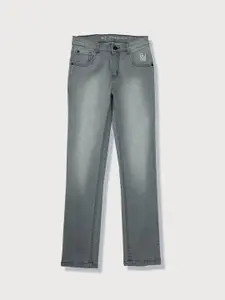 Gini and Jony Boys Grey Heavy Fade Cotton Jeans