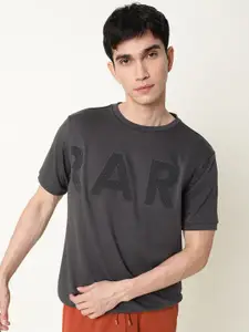 RARE RABBIT Men Grey Printed Sweatshirt