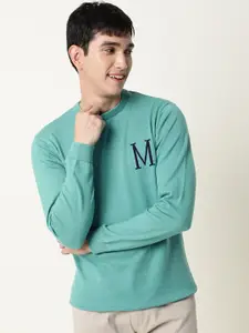 RARE RABBIT Men Alba Slim Fit Round Neck Sweatshirt