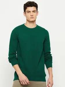 max Men Green Pullover
