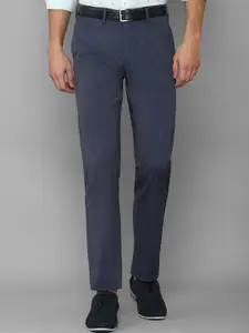 Allen Solly Men Navy Blue Chinos Trousers