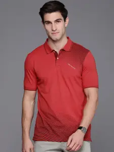 Louis Philippe Ath.Work Polo Collar Slim Fit T-shirt
