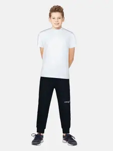 Gini and Jony Boys Navy Blue Solid Joggers