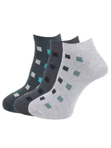 Dollar Socks Men Pack Of 3 Assorted Ankle Length Socks