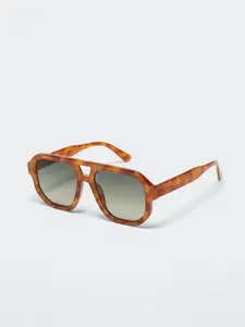 MANGO Women Sustainable Oversized Sunglasses with UV Protected Lens 37033255