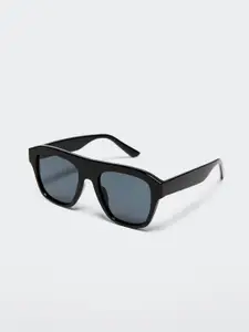 MANGO Women Sustainable Wayfarer Sunglasses with UV Protected Lens 37034017