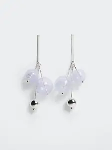 MANGO Circular Drop Earrings