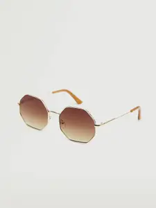 MANGO Women Octagonal Sunglasses with UV Protected Lens 37032509