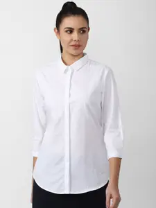 Van Heusen Woman Printed Pure Cotton Formal Shirt