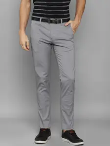 Louis Philippe Sport Men Grey Slim Fit Chinos Trouser