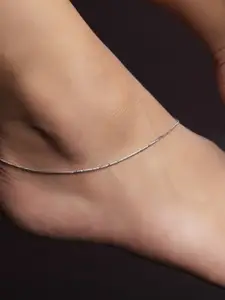 Zavya Women 92.5 Sterling Silver Anklet