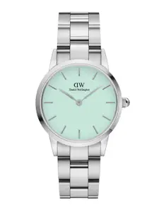 Daniel Wellington Iconic Link Women Dial Green 28mm Round Analogue Watch - DW00100537