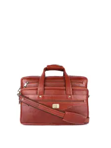 HiLEDER Women Pure Leather 16 Inch Briefcase Messenger Laptop Bag