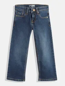 Pepe Jeans Girls Straight Fit Clean Look Stretchable Jeans