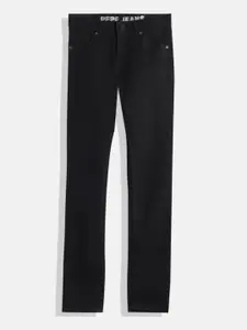 Pepe Jeans Boys Grant Cashed Slim Fit Mid-Rise Stretchable Jeans