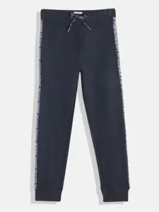Pepe Jeans Boys Straight Fit Joggers with Side Tape