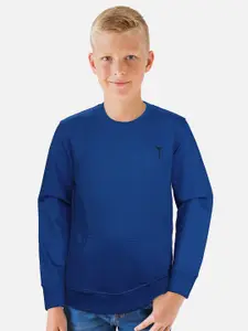 Palm Tree Boys Blue Full Sleeves Sweatshirt