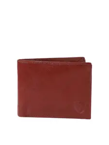 Keviv Men Red Leather Two Fold Wallet