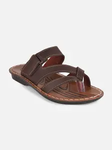 Aqualite Aqualite Men Black & Brown Comfort Sandals