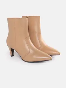 DressBerry Women Mid-Top Slim Heel Boots