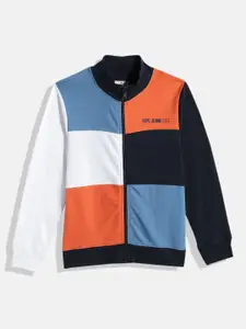Pepe Jeans Boys Colourblocked Pure Cotton Sweatshirt