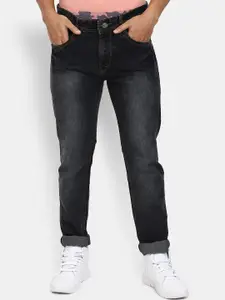 V-Mart Men Grey Slim Fit Light Fade Jeans