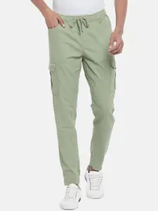 Urban Ranger by pantaloons Urban Ranger by pantaloons Men Green Slim Fit Cargos Trouser